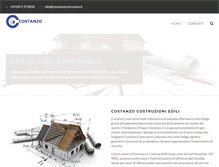 Tablet Screenshot of costanzocostruzioni.it